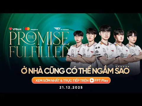 Video Thumbnail: 🔴TRỰC TIẾP: T1 - SAO ESPORTS VIỆT NAM | VPBANK PRESENTS ESPORTS FESTIVAL | LEGENDS UNITE
