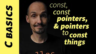Const const pointers and pointers to const things in C