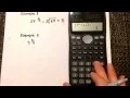 Fraction Exponents Calculating values where the exponent is a fraction Casio fx-991ms