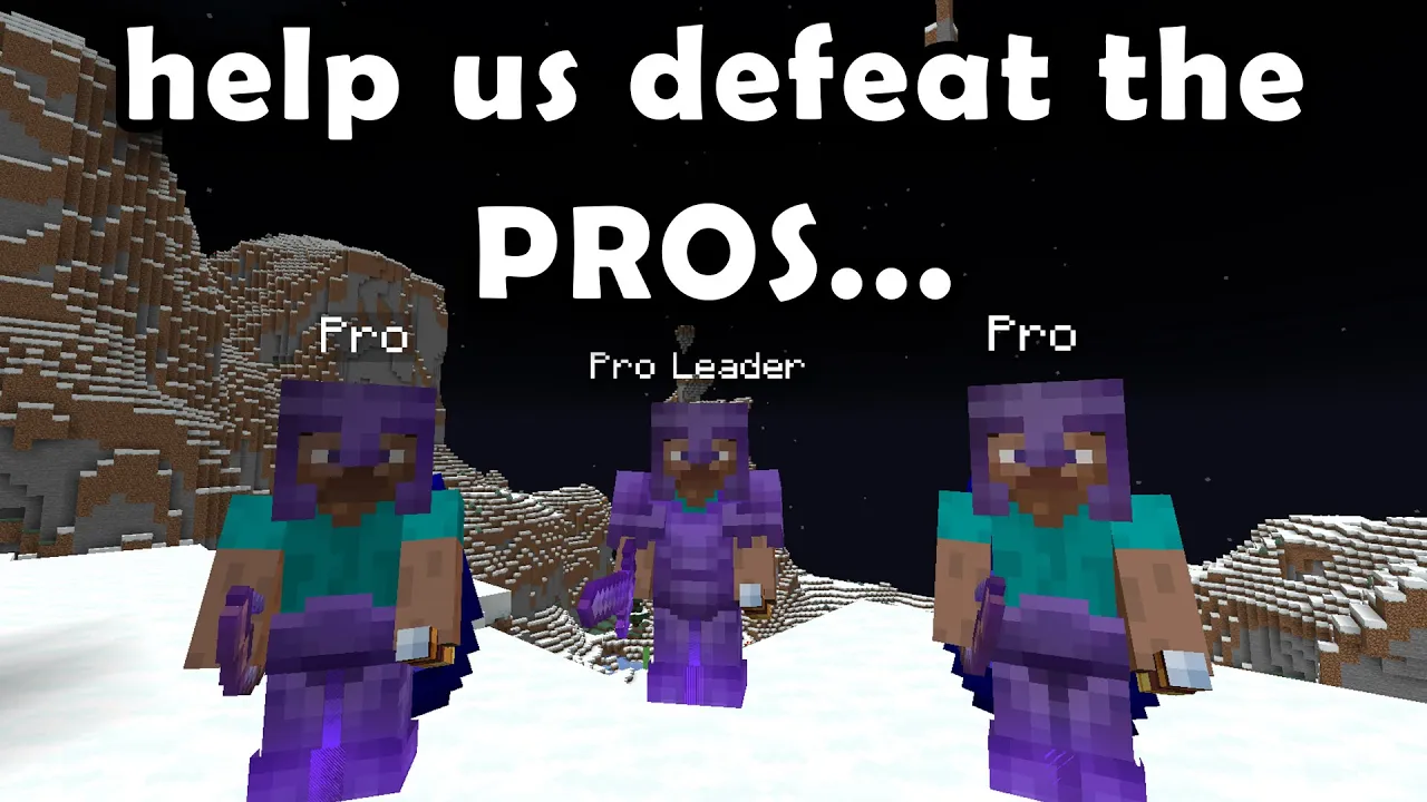 Minecraft but I join the PRO RESISTANCE
