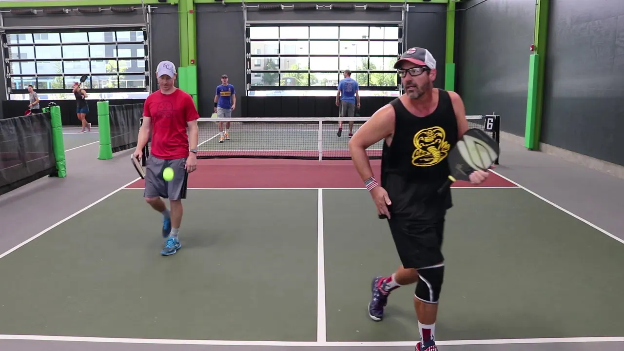 I flew too close to the sun... at Chicken N Pickle... Coach David & Darrin vs. Chris Heck & Tony