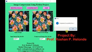 Image Compression Using Python With Source Code