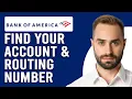 How To Find Your Bank Of America Account And Routing Number Locate BOA Account And Routing Number