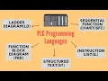Type of PLC Programming Languages LD ST SFC FBD IL