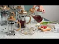 Download Lagu 350ml heat resistant borosilicate glass french press coffee maker with wooden lid