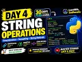 Python Strings Operations Day 4 Python Course in Hindi Learn With Sudhanshu