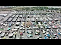 Soaring Over Mile High Flea Market Aerial Drone Footage