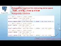 PostgreSQL function for removing extra space TRIM BTRIM LTRIM RTRIM PostgreSQL function