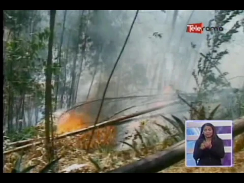 Emergencia en el Azuay por incendios forestales