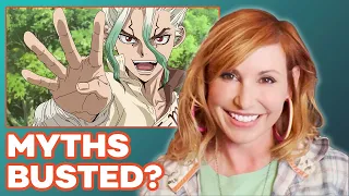 kari byron mythbusters reacts to dr stone react