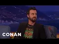 Justin Theroux Can t Stand Men In Shorts Flip Flops CONAN on TBS