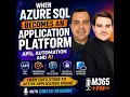 When Azure SQL Becomes an Application Platform - APIs Automation and AI with Dirceu Resende