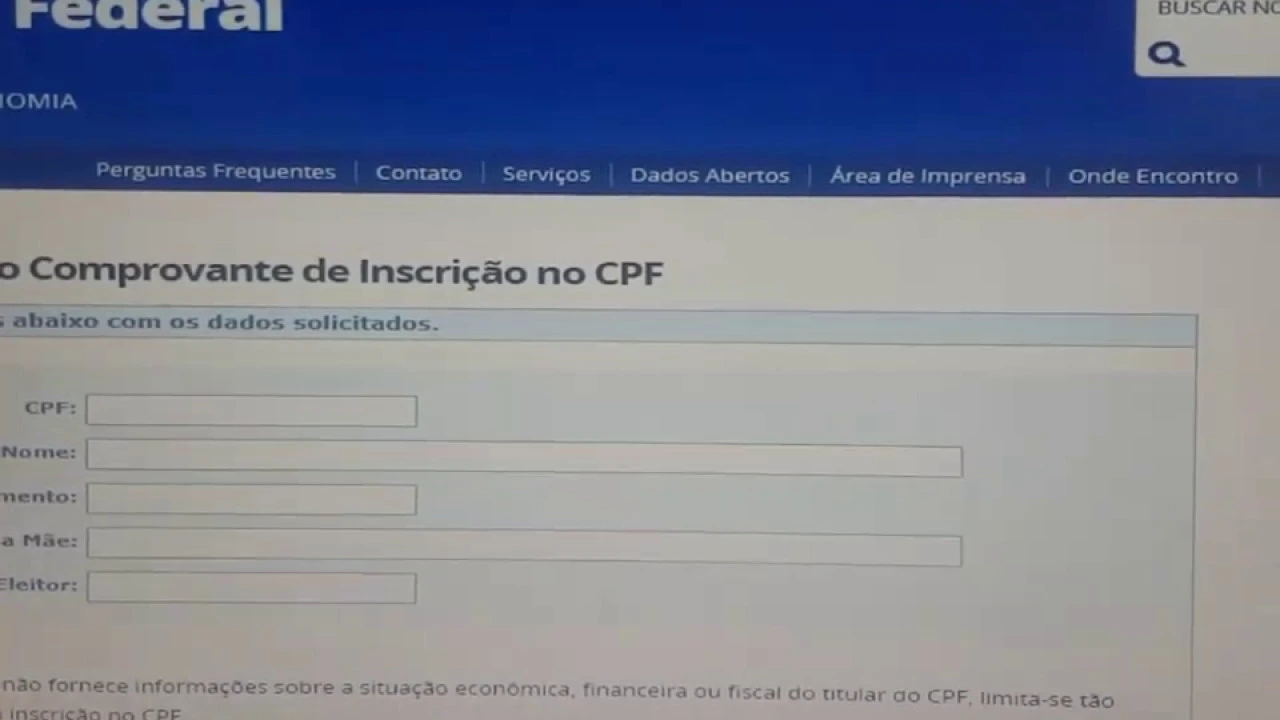 Saiba como tirar o CPF, obrigatório até para bebês no IR 2019. 