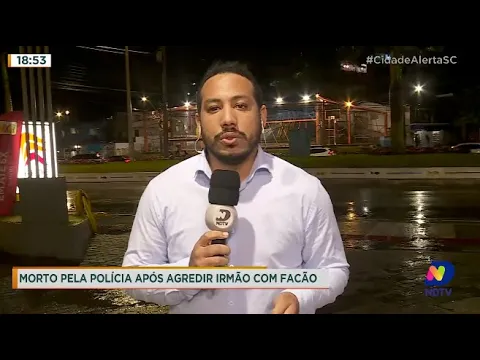 Homem foi morto pela polícia após agredir irmão com facão