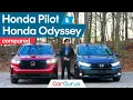 2025 Honda Odyssey vs 2025 Honda Pilot Two Flavors of Three-Row Honda