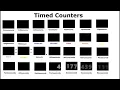 Timer counting - 1 Mecoseconds to 1 Decillion Years with sound effects