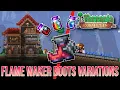 Flame Waker Boots Variations Dye Vanity accessory combinations