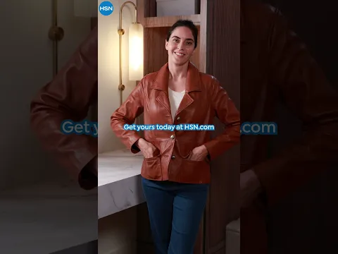 HSN Today's Special | G by Giuliana Black Label Genuine Leather Jacket