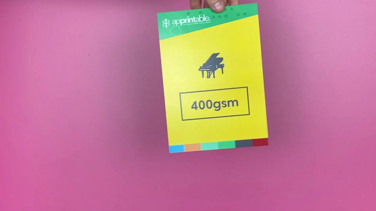 400 GSM paper weight video