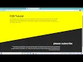 How to create a Skewed Background using CSS CSS TUTORIAL