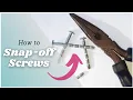 How to snap-off screws - furniture flipping tricks