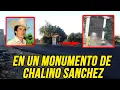 Abandonan cuerpo en monumento de Chalino Sanchez