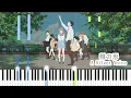 Download Lagu Lit (Remastered) - A Silent Voice Piano Cover | Sheet Music [4K]