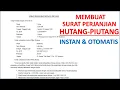 Lagu Cara Mudah Buat PERJANJIAN HUTANG PIUTANG