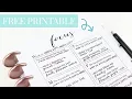FREE PRINTABLE FOCUS PLANNER PRINTABLE FUNCTIONAL PLANNING HAPPY PLANNER