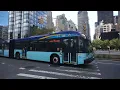 NYC Bus East Harlem bound LFS Artic Gen-4 5516 M15 at 47 Av