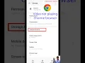 chorme browser video playing problem//chrome video not playing in mobile#chorme #shortsfeed