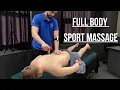 ASMR FULL BODY Massage REAL PERSON MAX ASMR Sports massage