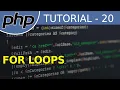 for Loop - PHP Tutorial For Beginners With Examples