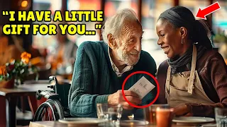 BLACK WAITRESS Serves DISABLED MAN for Years, UNTIL He Hands Her His Keys and a SHOCKING NOTE…