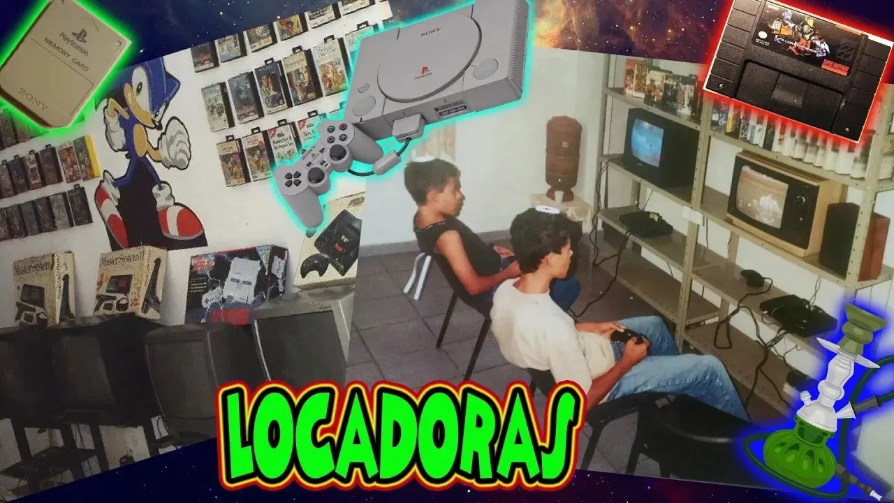 COMO ERAM AS LOCADORAS DE VIDEO GAMES ANOS 90