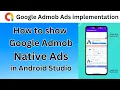 Admob native ads android studio