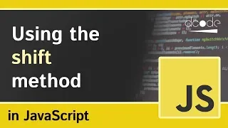 Array shift method in Javascript Array prototype shift