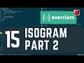 exercism io 15 isogram Part 2