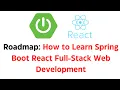 Spring Boot React Full-Stack RoadMap How to Learn Spring Boot React Full-Stack Web Development