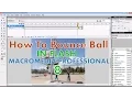 How to bounce ball in Flash Macromedia Flash 8