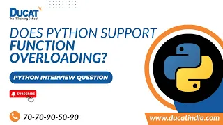 Does Python Support Function Overloading Python Interview Question Ducat