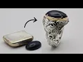 Download Lagu making unique design silver ring - handmade silver carving jewelry