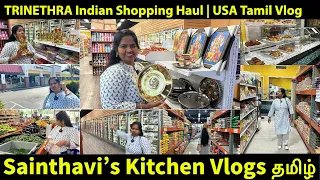 Trinethra Indian Supermarket Sunnyvale Shopping Haul Sainthavi s USA Tamil Vlog
