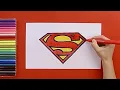 How to draw the Superman Logo