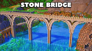 Minecraft ULTIMATE Bridge Tutorial how to build 1 21