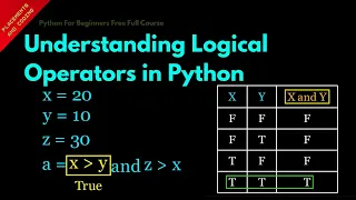 Understanding Logical Operators in Python Lesson 17 Python For Beginners