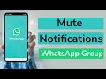 Download Lagu How to Mute WhatsApp Group Notification? Turn Off Group Notifications WhatsApp