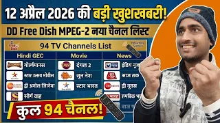  mpeg 2 12 2026 channel list dd free dish