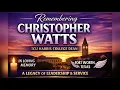 Christopher Watts Obituary TCU Harris College Dean Remembered in Fort Worth Texas