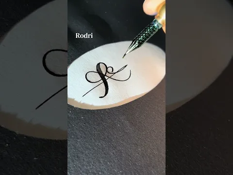 How to sign the letter R?❤️